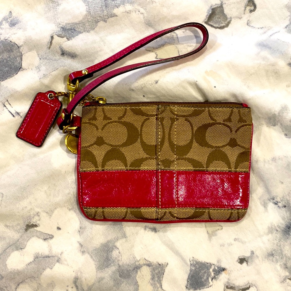 Vintage Coach wristlet